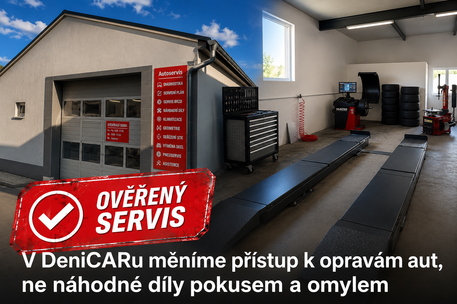Ověřený servis ServisPro: V DeniCARu měníme přístup k opravám aut, ne náhodné díly pokusem a omylem